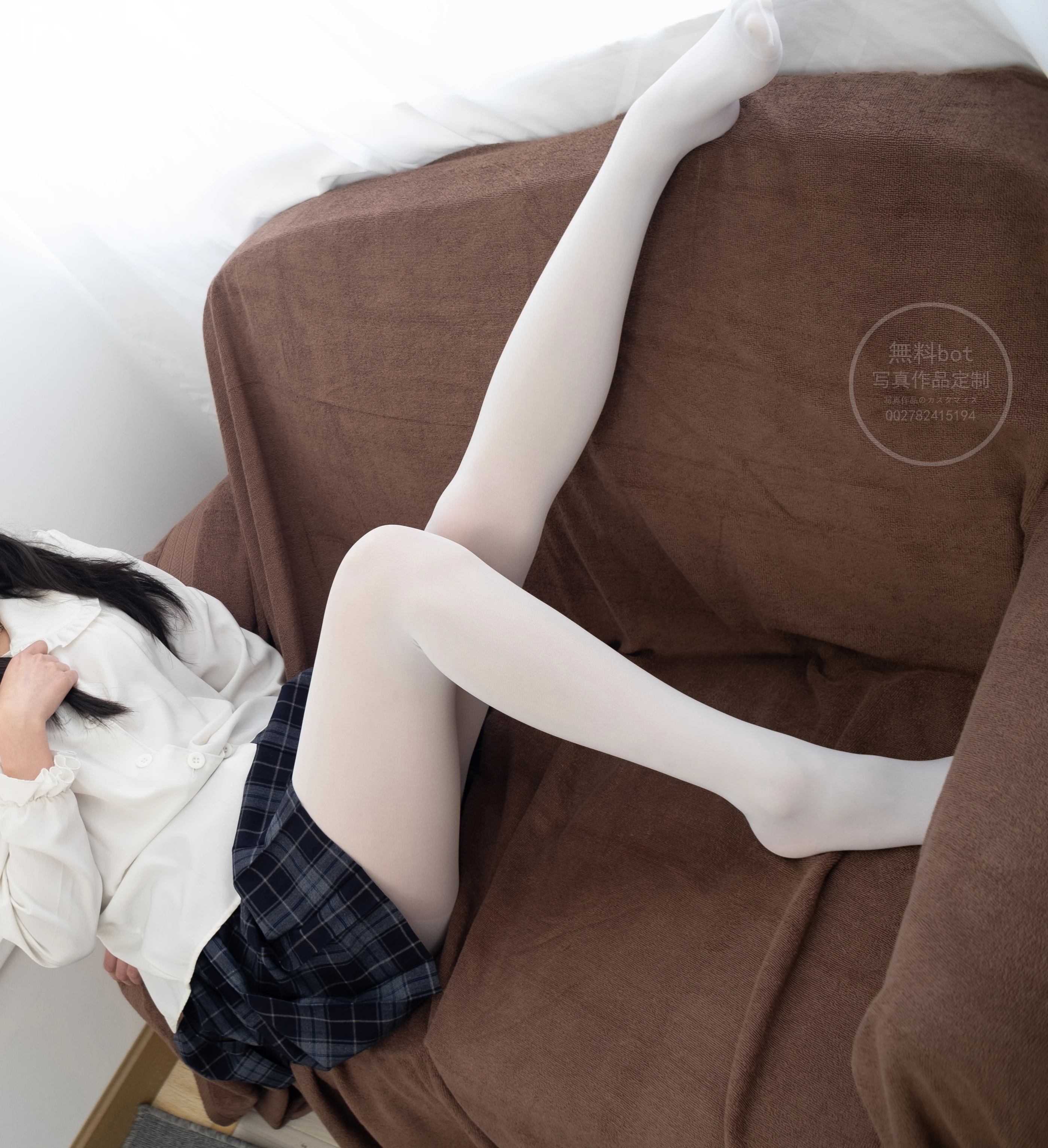森萝财团 有料 NO.018 吸吸 白丝少女的百褶裙 [71P]插图5